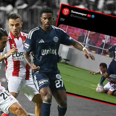 Samsunspor, Fenerbahçe maçı devam ederken paylaştı. Üç soru işaretli tepki