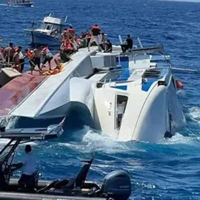 KKTC'de alabora olan geminin kaptanından ilk ifade: Ön taraf kopunca...