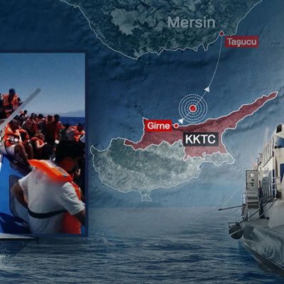 TCG Işın gemisi bölgede. Girne'deki feribot faciasında geminin enkazına robotla dalış yapılacak