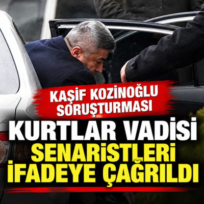 Kaşif Kozinoğlu soruşturması. Kurtlar Vadisi senaristleri ifadeye çağrıldı