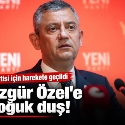 Özgür Özel'e soğuk duş! Partisi için harekete geçildi