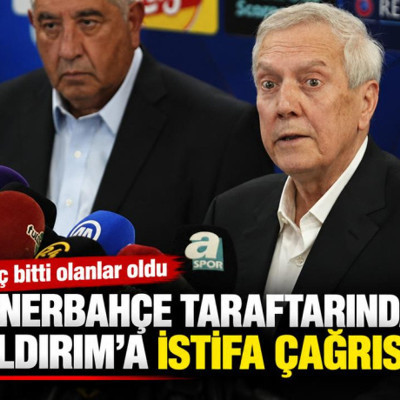 Maç bitti olanlar oldu: Fenerbahçe taraftarından Aziz Yıldırım'a istifa çağrısı