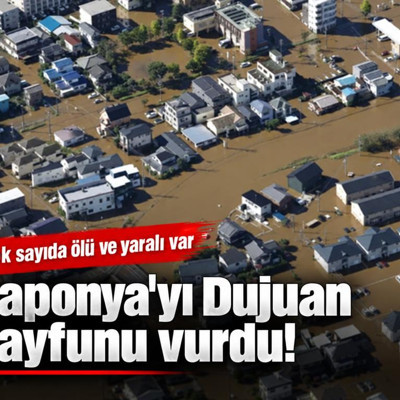 Japonya'yı Dujuan Tayfunu vurdu: 4 ölü, 22 yaralı