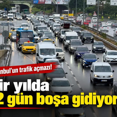 İstanbul'un trafik açmazı: Bir yılda 12 gün boşa gidiyor