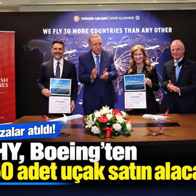 THY, Boeing'ten 150 adet uçak satın alacak