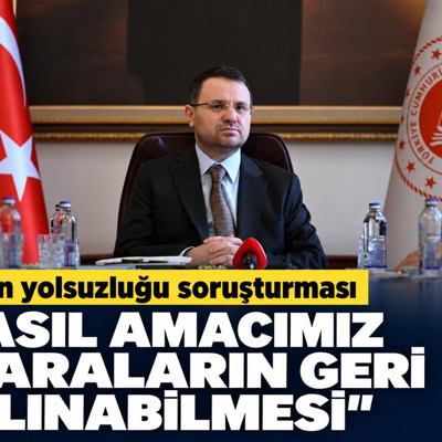 Fon yolsuzluğu soruşturması | Bakan Gürlek: Asıl amacımız paraların geri alınabilmesi