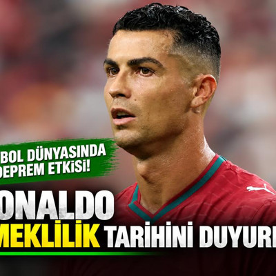 Futbol dünyasında deprem etkisi! Cristiano Ronaldo emeklilik tarihini duyurdu