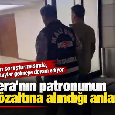 Tera Yatırım Holding Başkanı Emre Tezmen'in gözaltına alındığı anlar