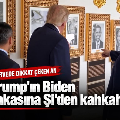 Zirvede dikkat çeken an: Trump'ın Biden şakasına Şi'den kahkaha