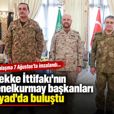 Mekke İttifakı'nın genelkurmay başkanları Riyad'da buluştu