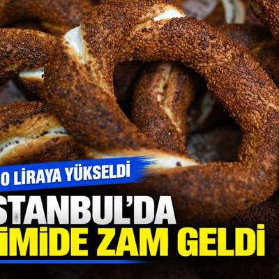 İstanbul'da simide zam geldi