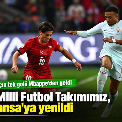 A Milli Futbol Takımımız, Fransa'ya yenildi