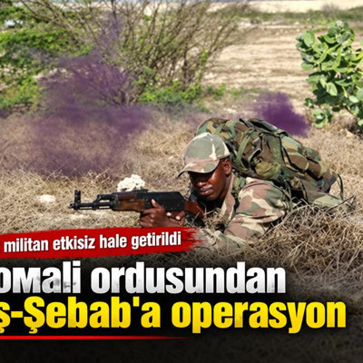 Somali ordusundan Eş-Şebab'a operasyon: 12 militan etkisiz hale getirildi