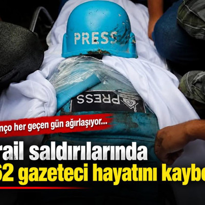 İsrail saldırılarında 262 gazeteci hayatını kaybetti