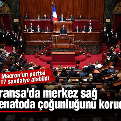 Fransa'da merkez sağ Senatoda çoğunluğunu korudu