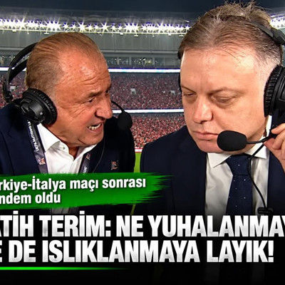 Türkiye-İtalya maçı sonrası Fatih Terim'den dikkat çeken yorum! Sözleri gündem oldu