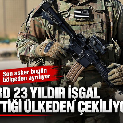 ABD 23 yıldır işgal ettiği ülkeden çekiliyor: Son asker bugün bölgeden ayrılıyor