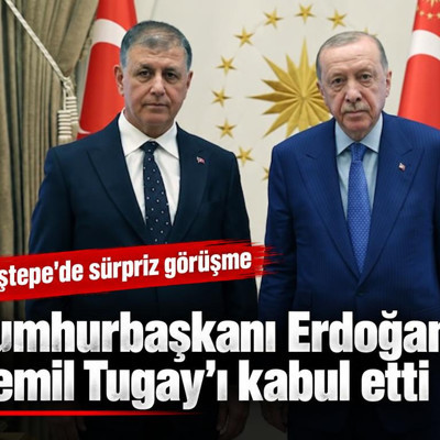 Cumhurbaşkanı Erdoğan, İzmir Büyükşehir Belediye Başkanı Cemil Tugay'ı kabul etti
