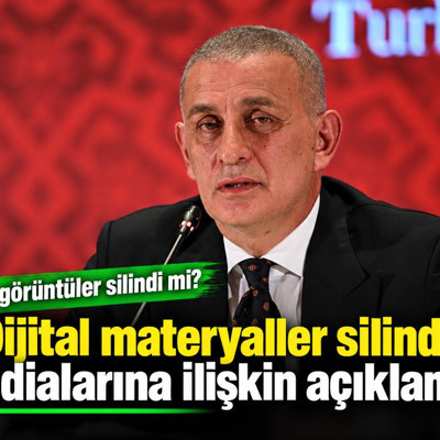 TFF'den 'Dijital materyaller silindi' iddialarına ilişkin açıklama! O görüntüler silindi mi?