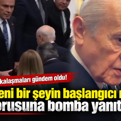 Tokalaşmaları gündem oldu! "Yeni bir şeyin başlangıcı mı" sorusuna Devlet Bahçeli'den dikkat çeken yanıt
