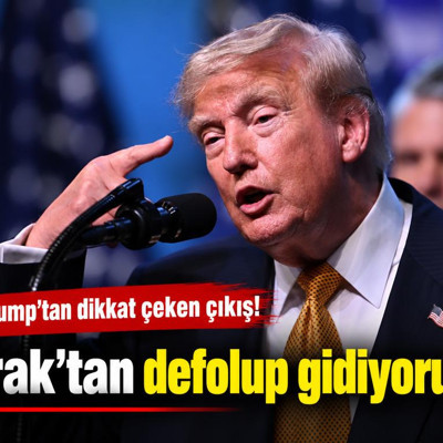 ABD Başkanı Trump: Irak’tan defolup gidiyoruz