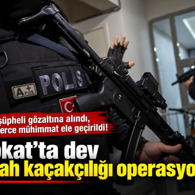 Tokat’ta dev silah kaçakçılığı operasyonu: 29 şüpheli gözaltına alındı, binlerce mühimmat ele geçirildi!