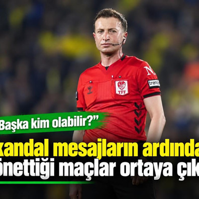 Yasin Kol'un skandal mesajların ardından yönettiği maçlar ortaya çıktı!