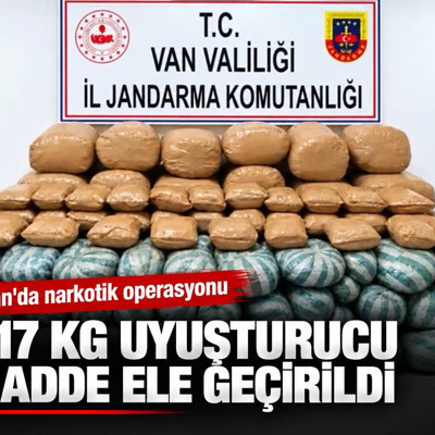Van'da narkotik operasyonu: 517 kg uyuşturucu madde ele geçirildi