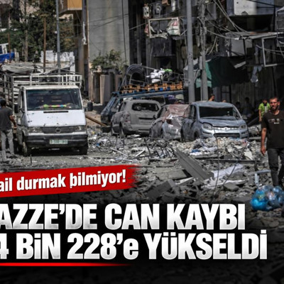 Gazze'de can kaybı 74 bin 228’e yükseldi