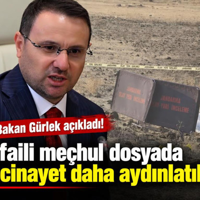 Bakan Gürlek açıkladı: 7 faili meçhul dosyada 8 cinayet daha aydınlatıldı