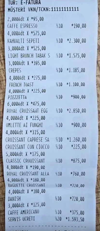 Danilo Zanna sosyal medyanın gündemine oturdu; Restoranında ödenen hesap ağızları açık bıraktı - Resim: 4