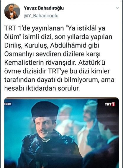 Yavuz Bahadıroğlu'ndan olay paylaşım! - Resim : 1
