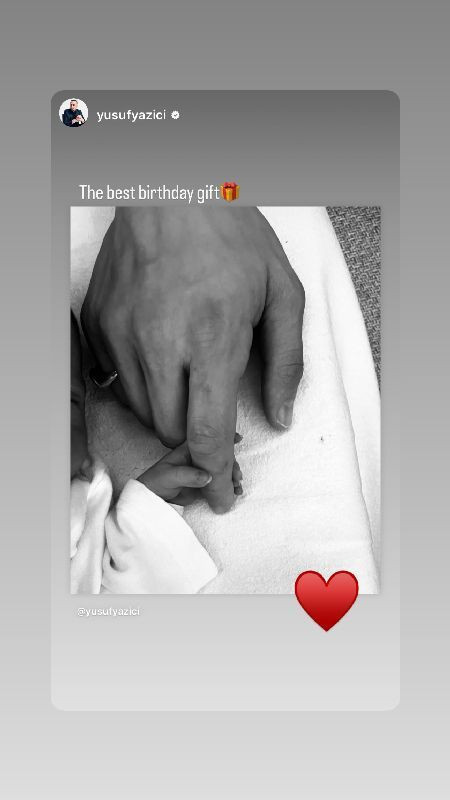 Yusuf Yazıcı bebek mutluluğunu paylaştı: Melisa Aslı Pamuk anne oldu - Resim : 2