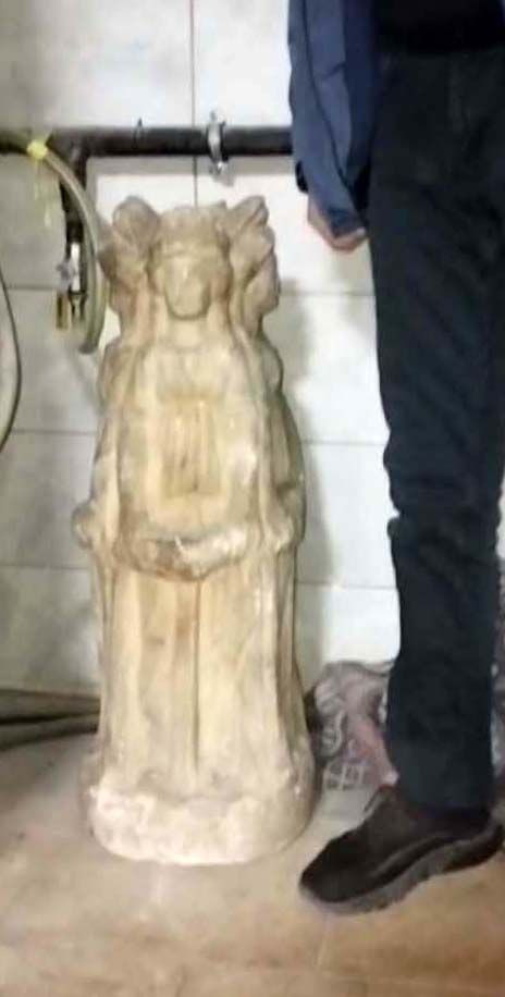 Afyonkarahisar'da Roma Dönemi'ne ait heykel ele geçirildi - Resim: 3