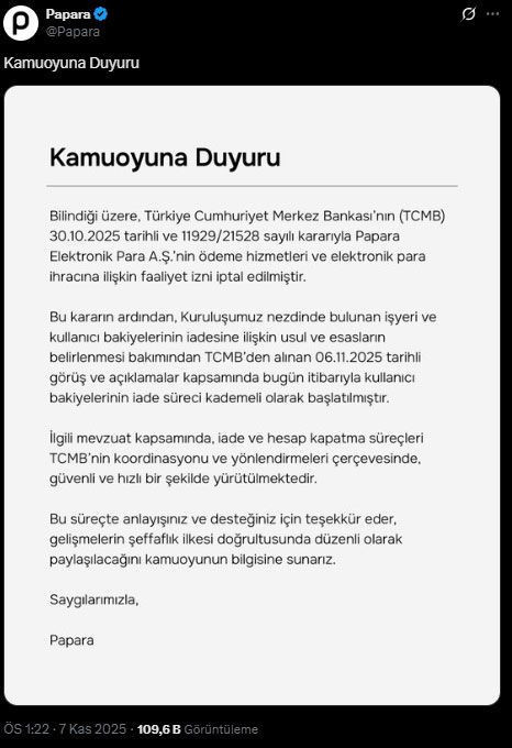 Papara'da beklenen iade süreci başladı - Resim : 1