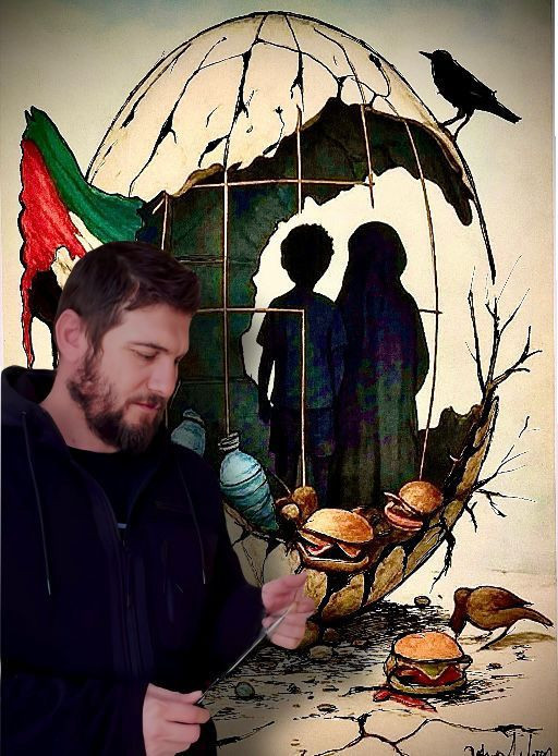 Sanatçı Vahap Aydoğan: Belleğin izlerinde Filistin; sessizliğin vicdanla çatıştığı yer - Resim : 1