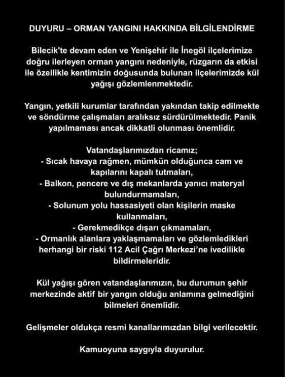 Bursa’da ekipler ve gönüllüler, sınıra yaklaşan yangın nedeniyle teyakkuzda - Resim: 3