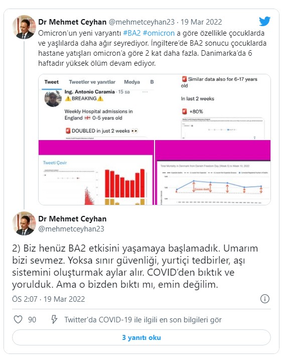 Prof. Dr. Mehmet Ceyhan'dan BA2 varyantı açıklaması: Umarım bizi sevmez, yoksa... - Resim: 4