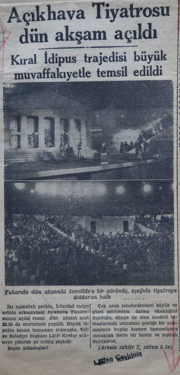 Harbiye Açık Hava Tiyatrosu 75 yaşında - Resim : 1