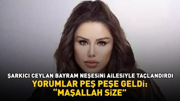 Ünlü şarkıcı Ceylan bayram neşesini ailesiyle taçlandırdı! Yorumlar peş peşe geldi: 'Maşallah size!'