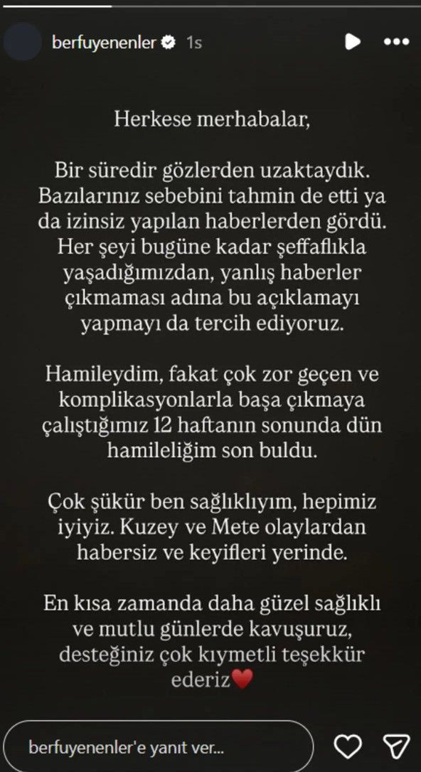 Berfu Yenenler "hamileydim" diyerek üzücü haberi verdi - Fotoğraf: 3