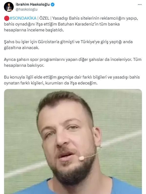 Eski futbolcu Batuhan Karadeniz hakkında flaş iddia: ''Türkiye'ye döndüğünde gözaltına alınacak'' - Resim : 2