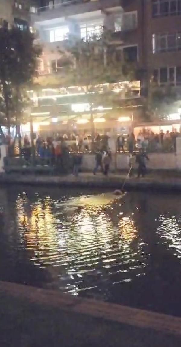 Eskişehir'de Porsuk Çayı’na düşen kadın, can simidiyle kurtarıldı - Resim: 1
