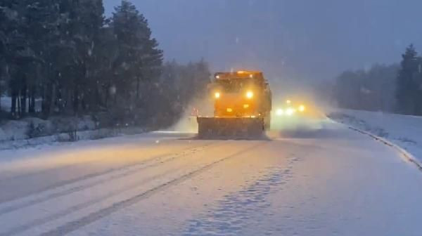 Karabük'te kar yağışı etkili oldu - Resim: 1