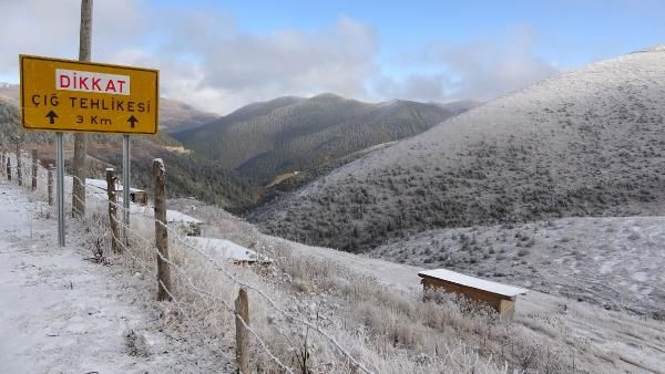 Zigana Dağı'nda seyirlik manzara oluştu - Resim: 1