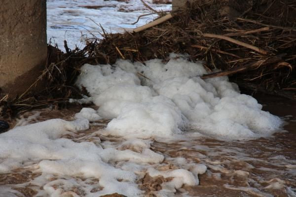 Oltu Çayı yine köpürdü - Resim: 4