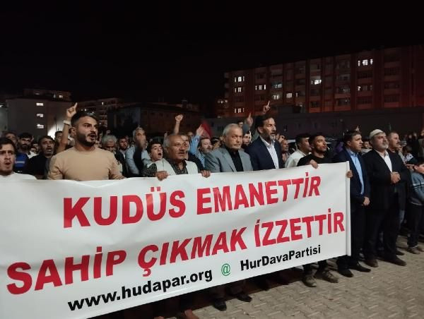 Diyarbakır ve Mardin'de İsrail protestosu - Resim: 4