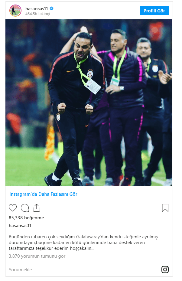 Galatasaray'da Hasan Şaş'ın istifasının perde arkası: 'Terim umursamadı, Davala da rahatsız' - Resim: 3