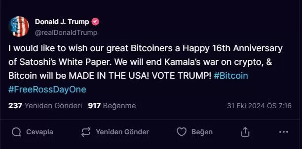 Trump'tan dikkat çeken Bitcoin paylaşımı! "ABD'de üretilecek" - Resim : 2