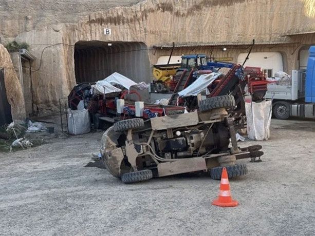 Nevşehir'de forkliftin altında kalan genç yaşamını yitirdi